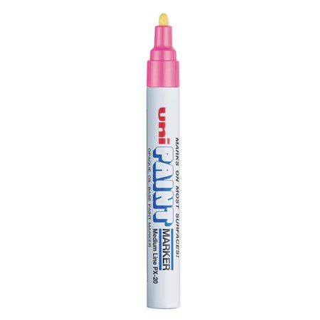 Uni-Paint Permanent Marker, Medium Bullet Tip, Pink 63611
